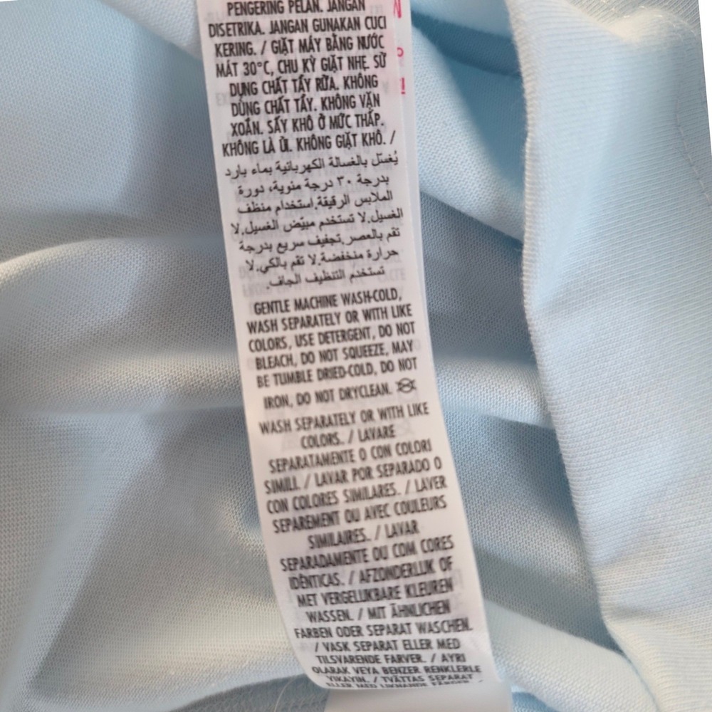 NWT Disney Cinderella 75th Anniversary Shirt Womens XL Blue Sequin Spirit Jersey - Picture 9 of 13